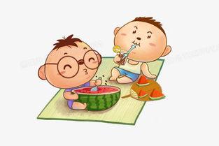 夏日吃瓜手绘,一场视觉与味蕾的盛宴