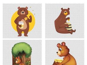 吃瓜小熊图片,一场视觉盛宴